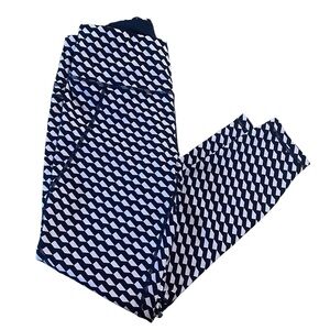 Sweaty Betty The Super Sculpt 7/8 Length, Size Small, Geometric, EUC